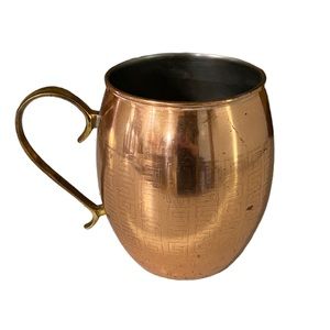 Genuine Copper Greek Key Tool Design Planter Cup Vase Made in India